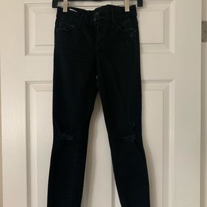 Mother Denim Looker Ankle Fray